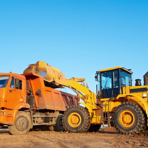 wheeled excavator